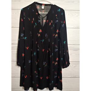 Boho Cottagecore Old Navy Floral Tunic Dress Size SP Summer Floral Mini
